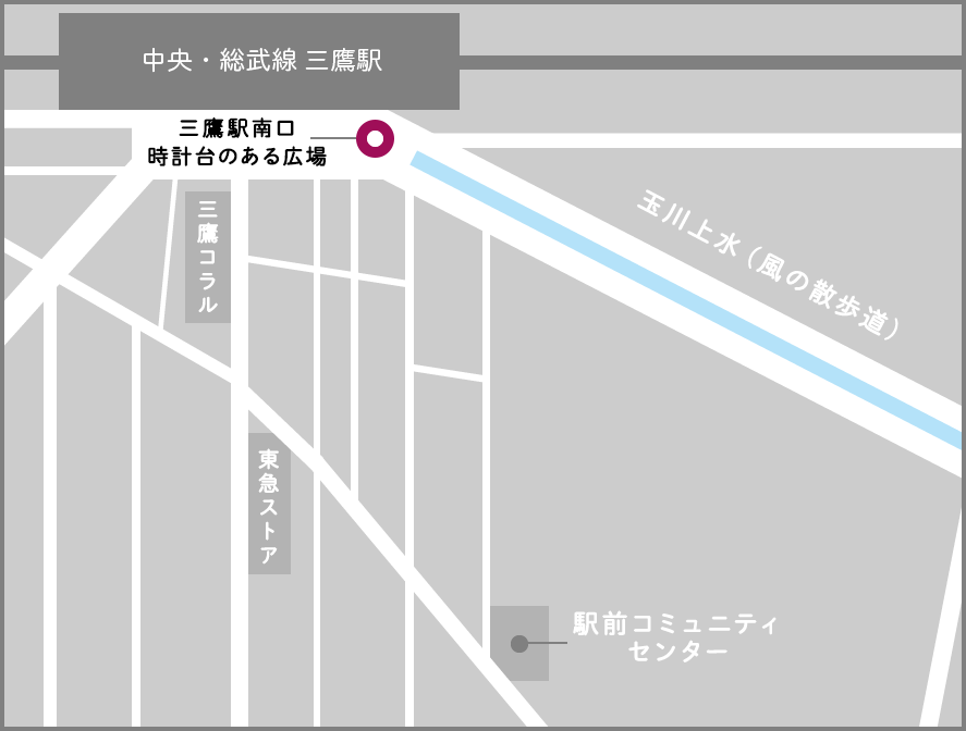 三鷹駅前地図